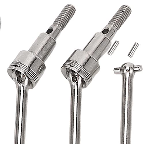 1/16 RC Car Drive Shaft Set Front Rear CVD Axle Kit Compatible with 16101 16102 16103 16201PRO High Strength Steel Drive Shafts for 1/16 Scale RC Cars
