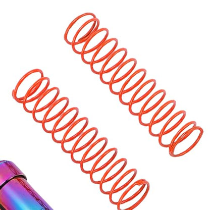 Fabater 105mm RC Shock Damper, Oil Pressure Damping Aluminum Alloy RC Oil Damper, Colorful with Offset Cap for 1/10 1/12 /14/16 Scale Buggy Truggy On Road Off Road