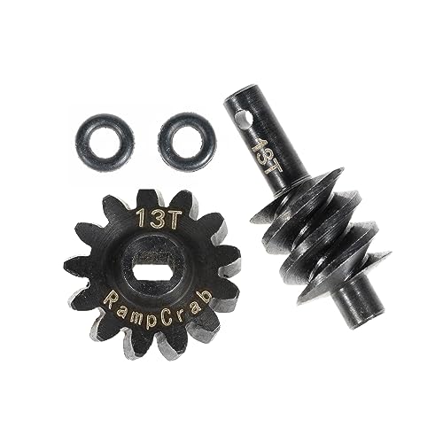 Overdrive Differential Gear Set 13T, Hardened Steel, 1/24, Upgrade Parts for Axial SCX24 Bronco Deadbolt JLU B-17 Gladiator C10, 1/24 RC Crawler Car - size: 13T