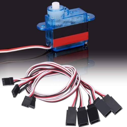 Durable Servo Extension Cable, Compatible with JR/FUTABA, 3 Pin Male to Female, 5Pcs/Set, RC Accessory for RC Model