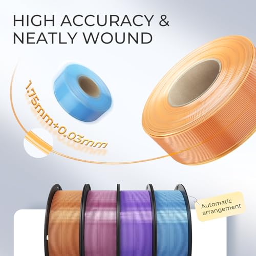 Official CREALITY PETG 3D Printer Filament 1.75mm 1KG ClearlightBlue | High Precision Strong Toughness, Odorless Better Flow Moistureproof 3D Printing Ender Filament - color: Petg-1kg Clearlightblue, size: 1.75 mm