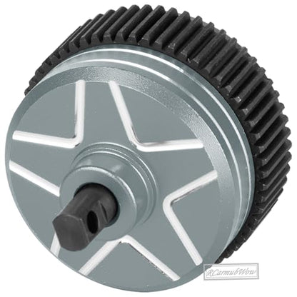 RC Differential Upgrades Part for 1/10 Drag Slash Chevrolet C10 & F0rd Mustang(Only for 272R Transimission),Alloy Aluminium w/Steel Gear Diff Hops Up,Replace #9480,Titanium - color: Titanium(for 2wd)