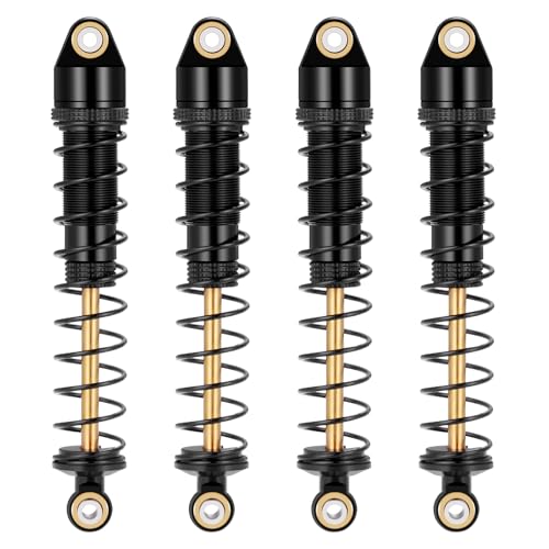 4Pcs RC Universal Metal Shock Absorber For 1/10 RC Crawler Car Tamiya CC01 TF2 TRX4 SCX10 SCX10-II D90 Gen7 Gen8 (90MM)