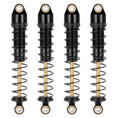 4Pcs RC Universal Metal Shock Absorber For 1/10 RC Crawler Car Tamiya CC01 TF2 TRX4 SCX10 SCX10-II D90 Gen7 Gen8 (90MM)