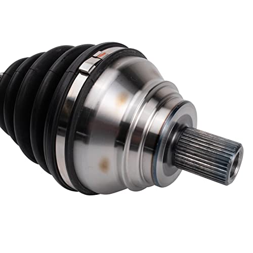TRQ Front Left CV Axle Shaft Compatible with 2004-2006 Audi TT Quattro 2015-2016 Audi A3 2007-2008 Volkswagen Eos 2009 Volkswagen Jetta 2010-2014 Golf Dual Clutch Automatic - style: CSA32576