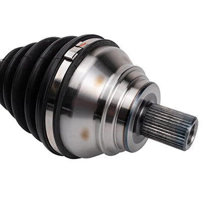 TRQ Front Left CV Axle Shaft Compatible with 2004-2006 Audi TT Quattro 2015-2016 Audi A3 2007-2008 Volkswagen Eos 2009 Volkswagen Jetta 2010-2014 Golf Dual Clutch Automatic - style: CSA32576