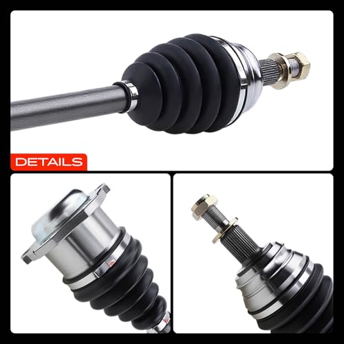 A-Premium Front Right Passenger Side CV Axle Shaft Assembly | Compatible with Audi TT 2000-2002 & Volkswagen Beetle 1998-2005, Golf 1999-2006, Jetta 1999-2005, Replace# 1J0407272AL - style: Front Passenger Side