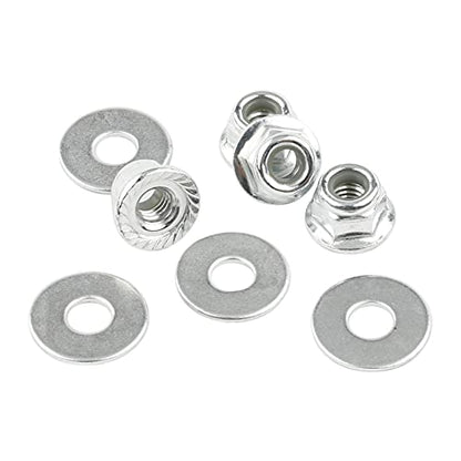 12mm Wheel Hex Drive Hub Adaptor Set, Silver | 4 Sets - color: Silver
