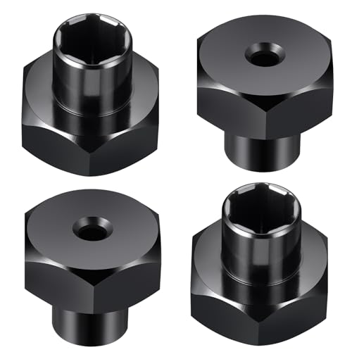 5mm to 12mm(+10mm) Wheel Hex Hubs Adapters for 1/10 WPL D12 RC Car Truck Upgrade Parts