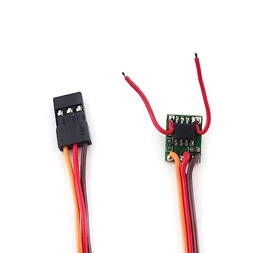 2Pcs Micro 1A Mini ESC DIY Two-Way Forward and Reverse Brushed DC 5V JR Connector ESC for Mini RC Model Aircraft Drones