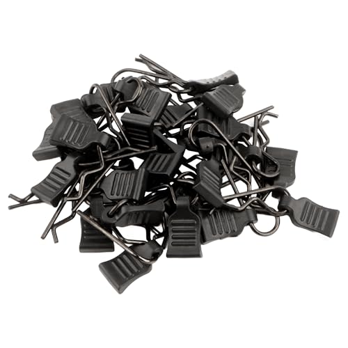 30 Pieces Universal RC Body Shell Clips with Pull Tabs H166 Compatible with All 1/10 1/12 Scale Redcat HPI Himoto HSP Exceed RC RZ001G-A 903 Car Parts Truck Buggy - color: 1.2mm