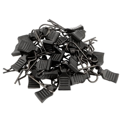 30 PCS Universal RC Car Body Clips w/Pull Tabs R Pins Compatible with 1/10 Scale Traxxas Arrma Axial Losi 1/8 Redcat HPI HSP Exceed Truck Buggy Shell Replacement Parts - color: 1.4mm