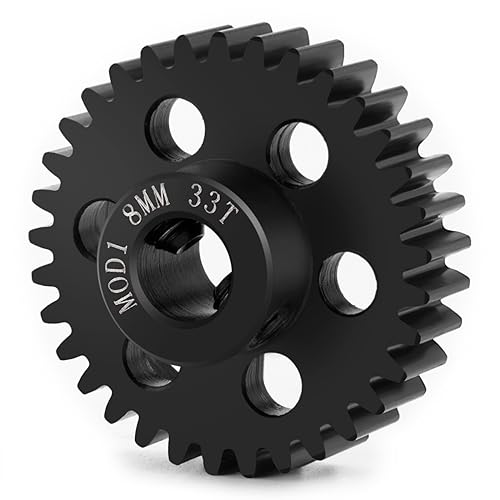 M1 Steel Motor Gears Pinion 8MM 33T for Tra-xxas 1/5 X-MAXX RC Car - style: 33T