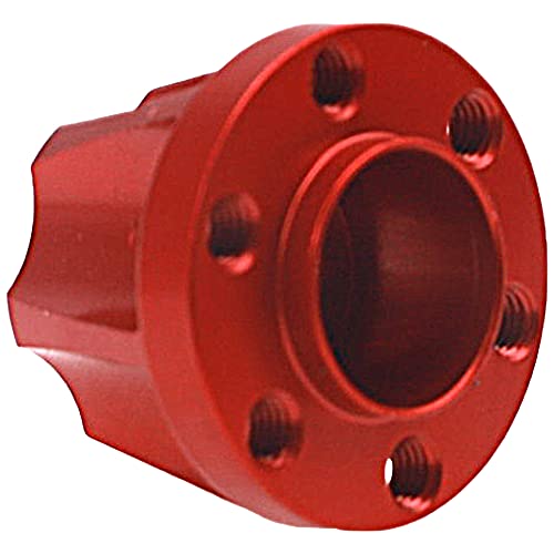 ShareGoo Aluminum 12mm Wheel Hex Hub Extension Adapter Compatible with 1.9 2.2inch Beadlock Wheel Rim Axial SCX10 TRX-4 Gen7 D90 1/10 RC Crawler Car (15mm) - size: 15mm