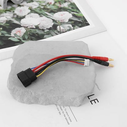 1x RC Car Lipo Battery Connector Cable Adapter 3S Hard-Case Battery Harness Connector with JST-XH Balance Plug Compatible with T-raxxas TRX 1/8 RC Car