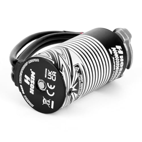 Hosim Upgraded 2852 3100KV Brushless Motor for Hosim X07W X07 X08 X15W 1/10 RC Cars High Speed Remote Control Car, Compatible with Most of 1:10 Scale RC Truck Waterproof Motor Replacement Parts