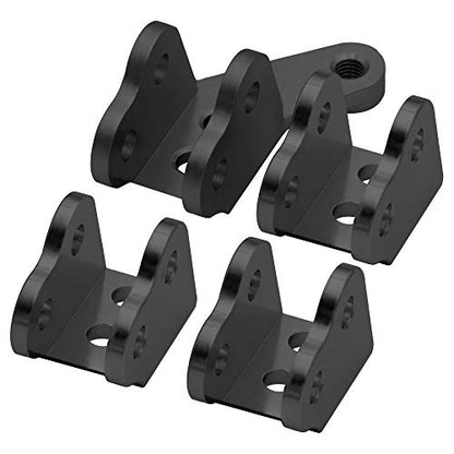 KYX Racing Aluminum Tie Rod Linkage for RC Crawler Car Redcat Gen8 Scout II (Black)