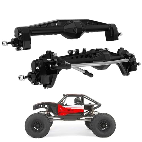 1/10 RC Crawler Car Front and Rear Currie F9 Portal Axle Set Assemble Compatible with 1:10 Scale RC Crawler Car Axial Capra UTB10 1.9 UTB Upgrade Parts (Front And Rear Axle Set) - color: Front and Rear Axle Set