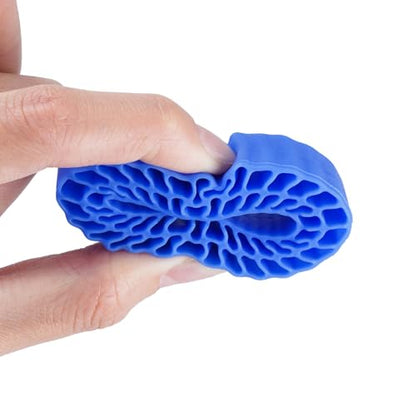 DJX 4PCS 1.0 Inch Tire Inserts Silicone Rubber Insert Foam Waterproof for 56-58mm*22-24mm 1.0'' Tire (Blue) - color: Blue