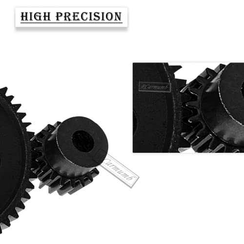 35T Spur Gear Upgrades Part for 1/5 X-Maxx 6S Monster Truck,1/5 X-Maxx 8S Monster Truck,Medium Carbon Steel 35T 1.5 Spur Gear with Pinion Gear(23T/24T/25T/26T) Hops Up