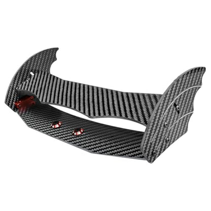 RC Rear Wing Tail for Arrma 1/8 Typhon 6s BLX RC Car Carbon Fiber Adjustable Wing Tail Spoiler (Blue) (Red) - color: Red