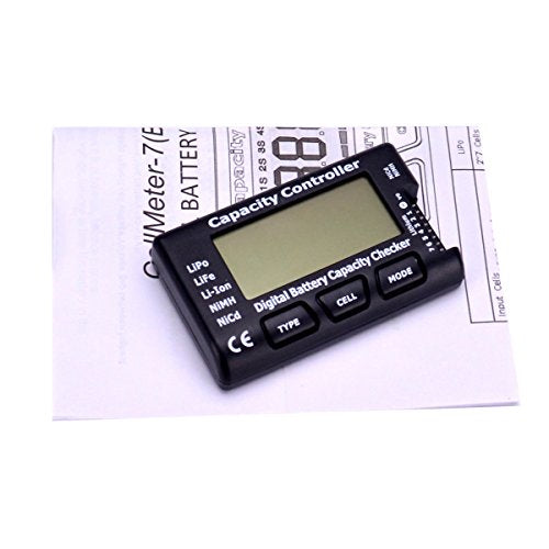 RC CellMeter-7 Digital Battery Capacity Checker Controller Tester for LiPo LiFe Li-ion NiMH Nicd