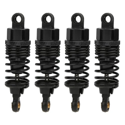 New 4pcs 68mm/98mm /108mm Aluminum Shocks Absorbers Damper for HSP HPI 1/10 Scale RC Car On-Road Monster Truck Off Road Buggy(Black 68mm) - color: Black 68mm