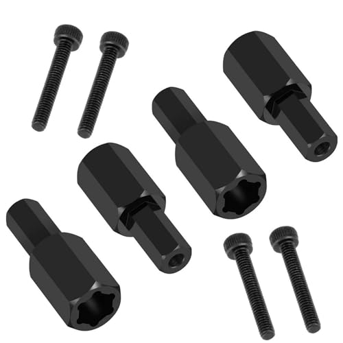 For WPL C34 C24 1/16 4Pcs 5mm To 5mm Wheel Hex Hub Adapters RC Crawler Truck 1/2" Widen Offset Upgrade Parts RC Car Toys Parts