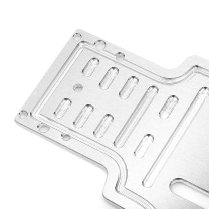 1/10 RC Car Chassis Plate, Aluminum Alloy Chassis Bottom Plate Frame for Sand Scorcher Car