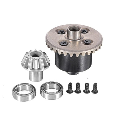 for WLtoys 12428 12423 RC Automotive Accessories 12428-0091 Front and Rear Differential All Metal Upgrade refit Parts(Differential case) - color: Differential Case