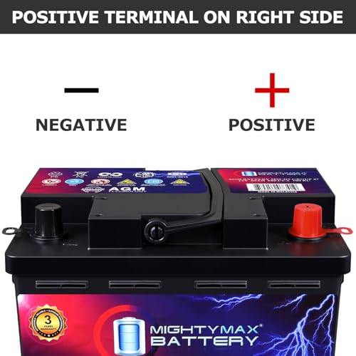 Mighty Max Battery MM-H5 Start and Stop Car BCI Group Size 47 12V 60 AH, 100RC, 680 CCA Rechargeable AGM Car Battery - style: Group 47
