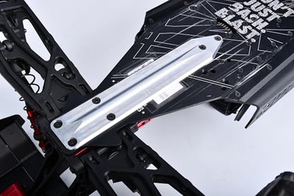 Aluminum 7075 Alloy Rear Chassis Skid Plate Brace for Arrma 1:8 KRATON 6S EXB/KRATON 6S V6 / KRATON 6S V5 Speed Truck Upgrades - Blue