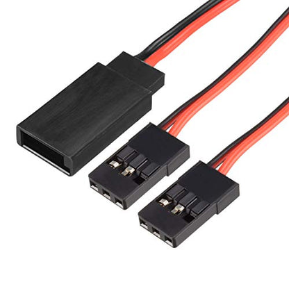 uxcell RC Products 3 Way On/Off Servo Wire Switch 2pcs | for JR Futaba Charge Cord