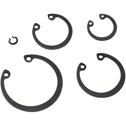 Performance Tool W5254 300-Piece Internal Snap Ring Assortment Kit | Spring steel retaining rings with black oxide finish. 18 sizes from 1/8 to 1-1/4 inch. Organized storage case - size: 300 pc. Internal Snap Ring