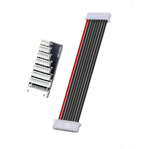 2-8S Lipo Balance Charging Board XH Connector for iCharger 308 406 408 Duo | Supports 2S-8S Lipo/LiHv, XH connector plug, works with Icharger 308/406/408 Duo ISDT Charger, 22AWG silicon wire,lightweight