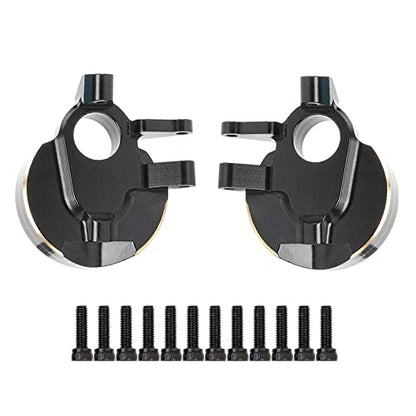 Brass Counter Weight for Axial Capra SCX10 III Capra Axle Housing Black Coating for RC Crawler 1/10 UTB10 Capra Unlimited Trail Buggy RTR 1.9 4WS Upgrade Part (A- 2pcs Steering Knuckles) - color: A- 2pcs Utb10 Steering Knuckles