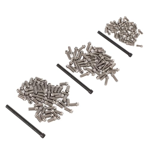 RC Wheel Hub Screws Premium Stainless Steel High Hardness Anti RC Car Wheel Rim Screw Kit with Wrench for 1/8 1/10 1/12 1/16 Scale M2 M2.5 M3 Specifications
