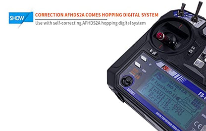DTXMX Flysky FS-i6 RC Transmitter and Receiver FS-iA6 6CH for RC Fixed Wing | 6 Channels 2.4GHz AFHDS2A Radio Control System for RC Fixed Wing Glider Quadcopter (Model_2)