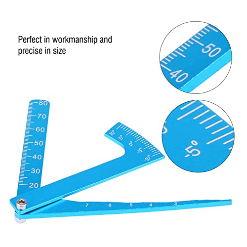 RC Camber Gauge, RC Car Ride Height Gauge Adjustable Ruler Adjusting Height and Wheel Rim Camber Tool RC Car Alignment Equipment for RC Car Truck Tire