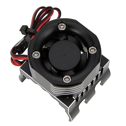 DKKY RC Motor Cooling Fan Heatsink 21000RPM 36mm for Traxxas TRX4 TRX6 Axial SCX10 540 550 1406 1410 1415 1412 Motor (Black) - style: Black