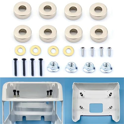 RC Car Parts for Tamiya for Scania 770s R730 for Fh16xl 750 for Benz 3363 1/14 8pcs High Roof Magnetic Attraction Modification Kit Upgrade RC Truck Car Parts