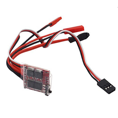 RC 30A Brushed ESC Motor Electric Speed Controller 4~8v with Brake for 1/16 1/18 1/24 RC Car Boat Tank