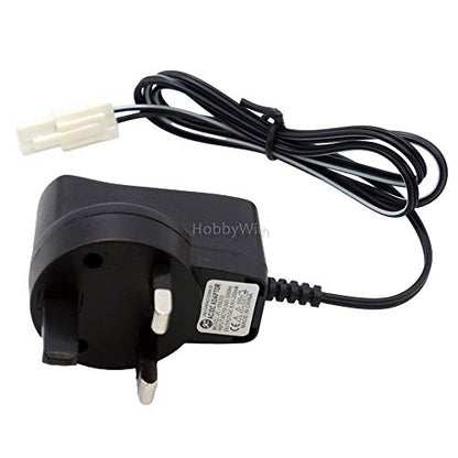 9.6V 250mA UK Charger EL-2P Male Plug P-to-S for NiMH NiCD Battery Pack RC Car Buggy Truck Racing Boat