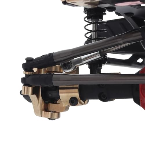 Brass Weights AR44 Axle Links Mount Steering Knuckles Diff Cover Battery Tray for 1/10 RC Crawler Car Axial SCX10 II 90046 90047(F) - color: F