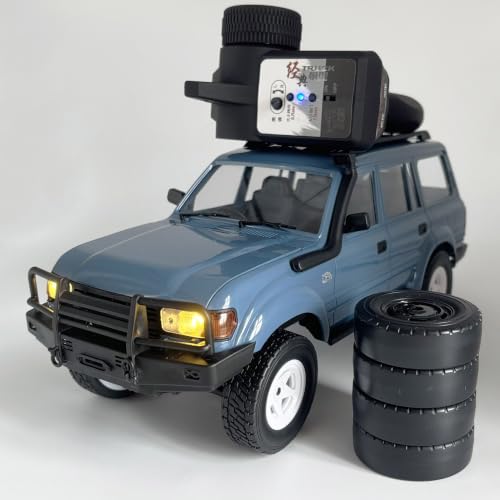 HLSFWDRIVE WPL D54 RC Truck 1/16 Scale Off-Road RC Drift Car 4x4 RTR | Remote Control Truck 4WD 280 Brushed Motor Proportional Control Upgraded Chassis Hobby Car for Adult
