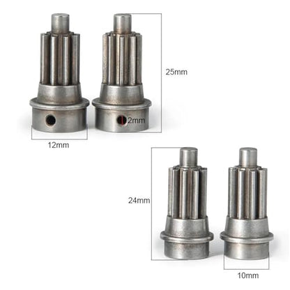 Rc Car Parts for TRX4 1/10 Metal Rear Front Gear Shaft Drive Replacement RC Crawler Car Truck Parts Replacement Modification Accessories(Set) - size: Set