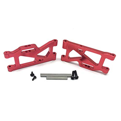 5Pcs 14th RC Car Truck Parts Rear Hub Carriers Set Fits WLtoys 144001 - Upgrade Your Kit with Weight & Aluminum Construction - Perfect for DIY Enthusiasts and - Red, Red - color: Red