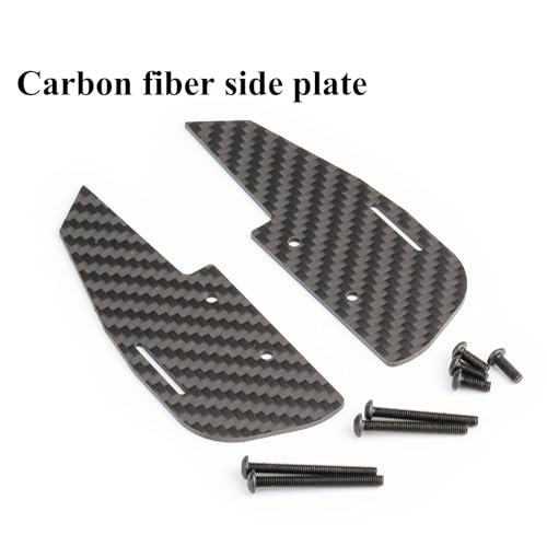1/10 RC Chassis Kit,RC Performance Carbon LCG Chassis Kit with Brace Rock Sliders Delrin Skid Plate for 1/10 RC Crawler Comp Rigs SCX10 Capra (Chassis kit A) - style: Chassis kit A