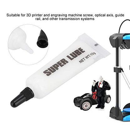 3D Printers Lubricating Oil,White Grease for 3D Printers or Other Systems Machine Screw,Optical axis,Metal Rail,Anti-,no additives or propellants.