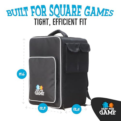Board Game Bag: Ultimate Backpack, Travel Organizer, Storage & Carrying Case for Board and Tabletop Games (M Size) - size: Medium